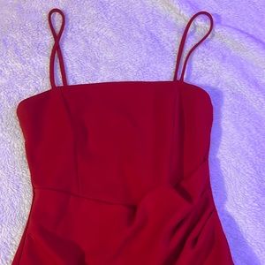 Red dress